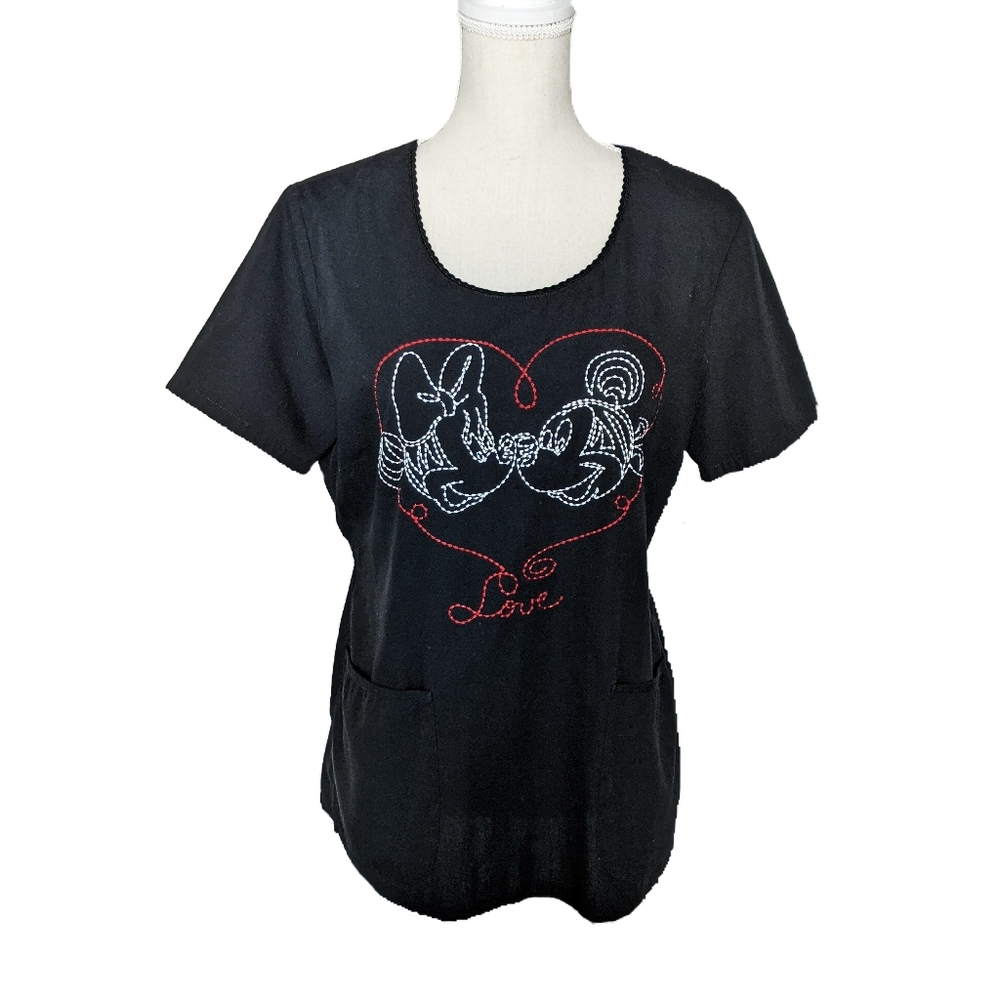 Disney Minnie & Mickey Vintage Collectible Scrub